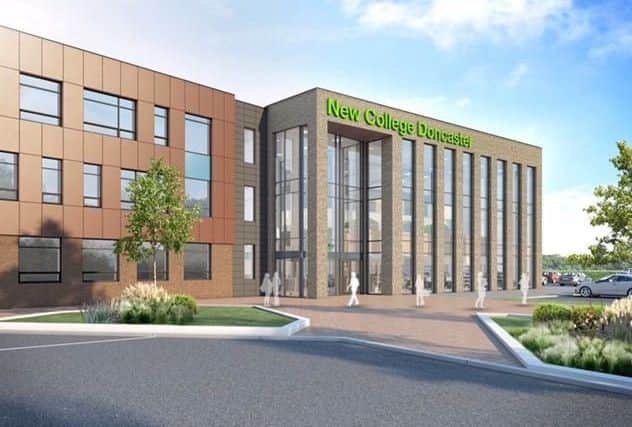 An artists' impression of New College Doncaster