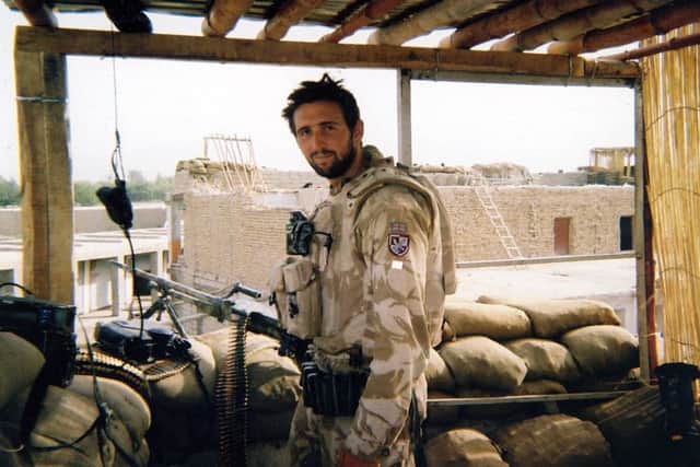 Ben Parkinson in Afghanistan in 2006.