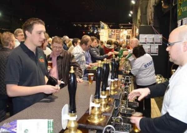 Visitors at a previous beer festival in Rotherham.