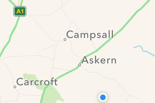Jeremy Clarkson's tweet announcing his return to Doncaster.