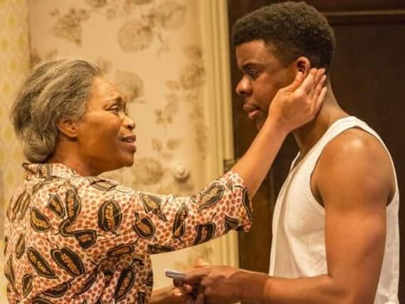 Angela Wynter and Ashley Zhangazha in Eclipse Theatre's production A Raisin in The Sun at the Crucible Studio