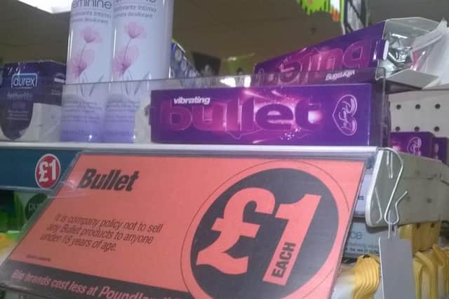 Doncaster shoppers are issued with a warning about the sex toy.