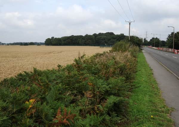The proposed site on Mere Lane between Armthorpe and Edenthorpe where 650 houses are to be built. Picture: Andrew Roe