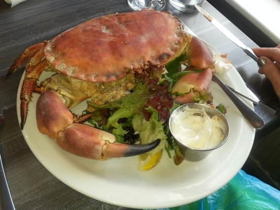 Signature crab dish