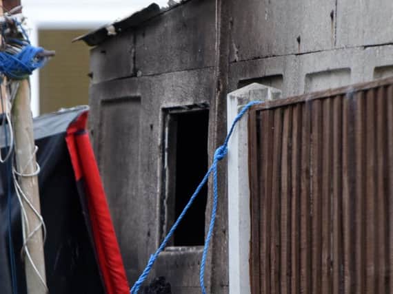 A boy died in a ashed fire in Doncaster last night