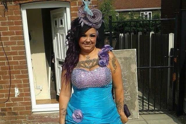 Kelly Andrews, aged 33, of Balby, who has had a job offer withdrawn from the Earl of Doncaster hotel because of her tattoos.