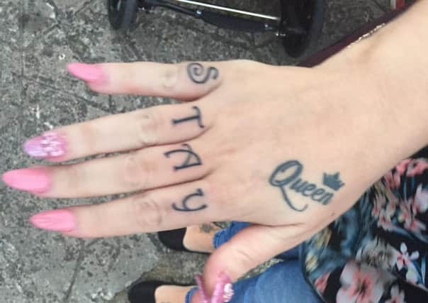 Kelly Andrews, aged 33, of Balby, who has had a job offer withdrawn from the Earl of Doncaster hotel because of her tattoos.