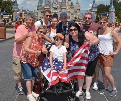Jack Kirsopp, aged 10, of Cantley, with his family on a once-in-a-lifetime holiday to Disney World in Florida.
