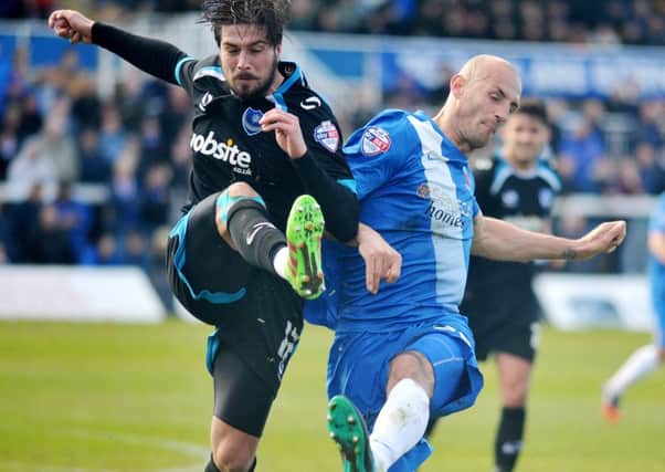 Rob Jones is close to a return to fitness for Hartlepool.