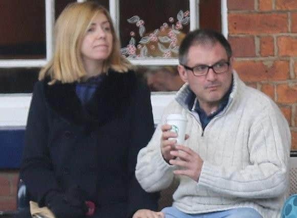 The pair were photographed at Doncaster railway station last December. (Photo: SWNS).