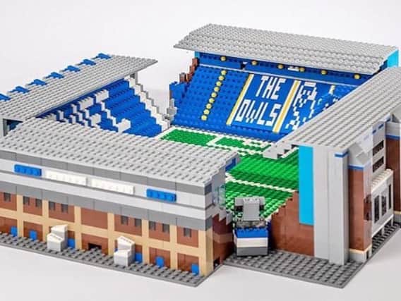 Sheffield Wednesday's Hillsborough Stadium in Lego. (Photo: Brickstand).