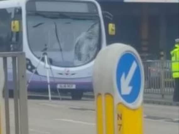 The scene of the incident