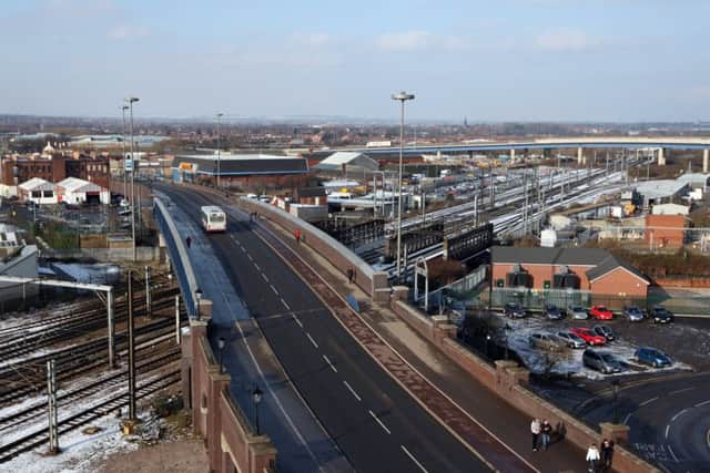 The old North Bridge which is currently used as a bus road. Picture: Holly Allen.