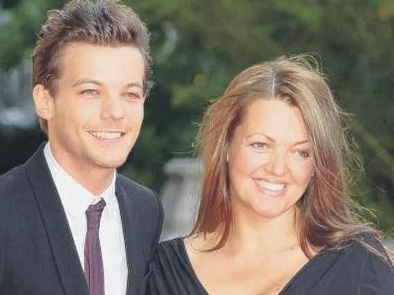 Louis Tomlinson with mum Johannah Deakin