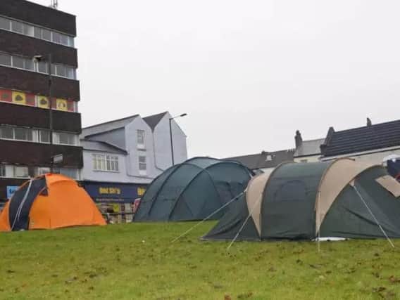 Doncaster Council is applying to the courts for a possession order that would allow them to evict the residents of Tent City