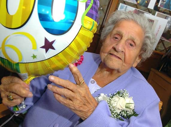 Ada Moore on her 100th birthday.