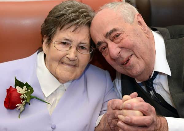 Wedding vow renewal for John Pownell Shaw and Barbara Patricia Shaw at Anchor House Care Home
