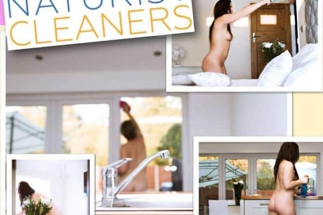 The Naturist Cleaners advert. (Photo: Facebook).