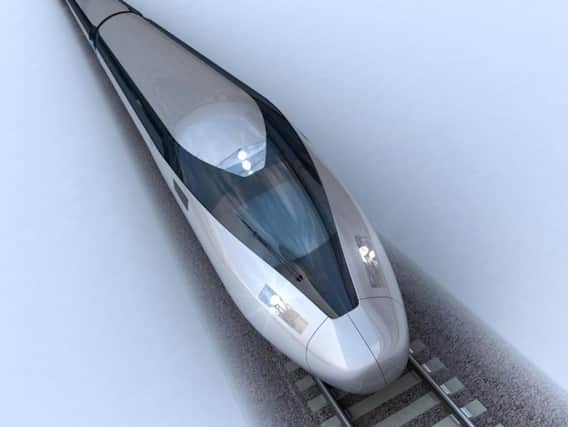 This concept design from HS2 shows how the high-speed trains could look