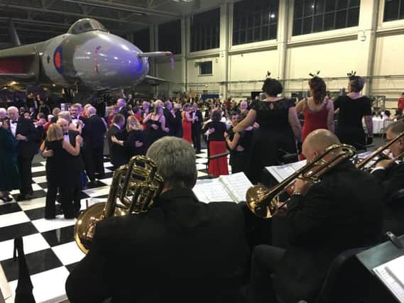 The Vulcan hangar has hosted many glittering ball events.