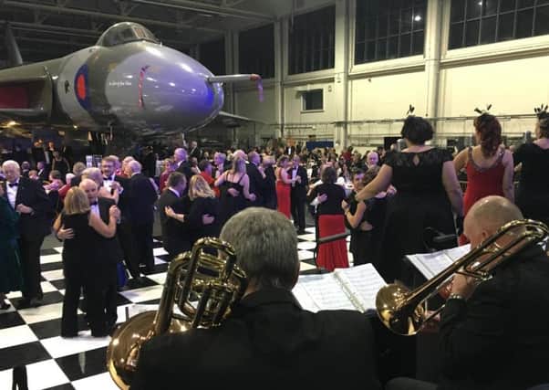 The Vulcan hangar has hosted many glittering ball events.