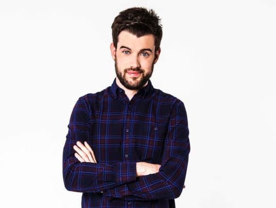 Comedy star Jack Whitehall has 'banned' Christ Morgan from his Sheffield Arena show.