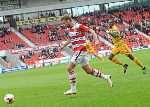 Andy Williams scored a hat trick in a 4-1 win for Rovers against Yeovil at the Keepmoat in August.