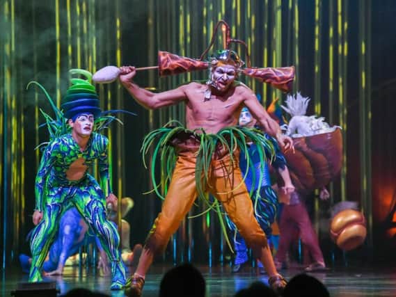 Bizarre fantastical creatures in Cirque du Soleil's spectacular Varekai, Tales of The Forest - at Sheffield Arena from Thursday to Sunday, February 2 to 5.