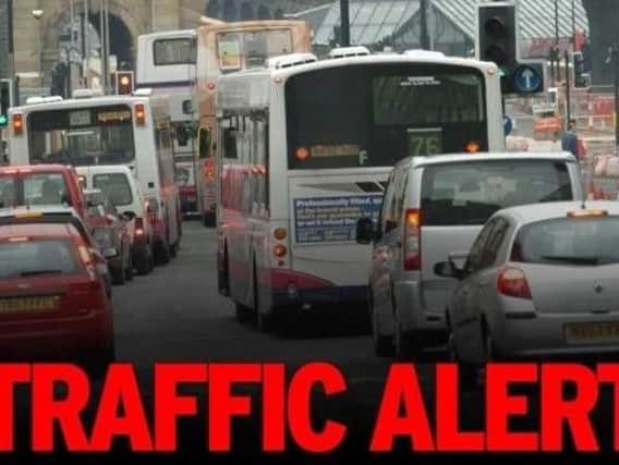 Two lanes are currently closed on a South Yorkshire stretch of motorway, due to a multi-vehicle accident.