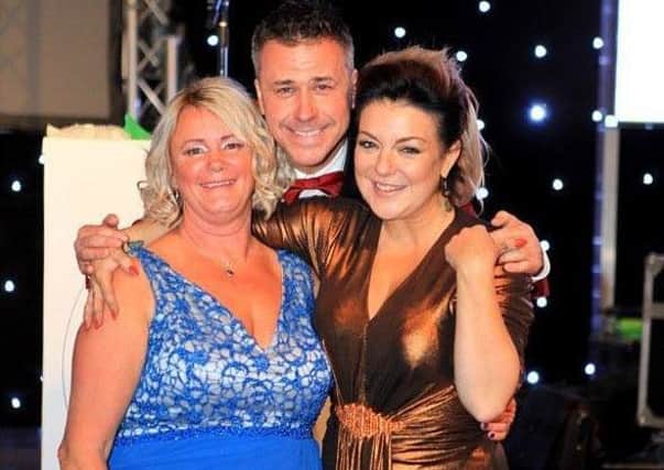 Leesa Sharpe, Craig Phillips and Sheridan Smith at Pride of the Isle Awards 2017
