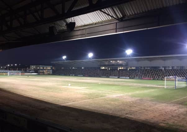 The pitch at Rodney Parade made life difficult for both teams.