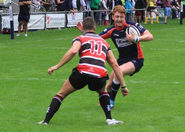 James Thompson was among the try scorers for Doncaster Phoenix at Cleckheaton. Photo: FSP Images