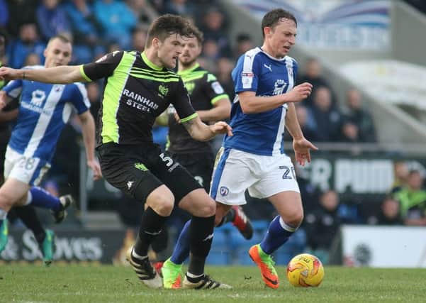 Chesterfield v Bury, Kristian Dennis