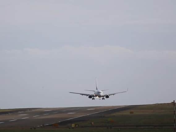 Planes have been struggling to land at Leeds Bradford Airport. (Photo: SWNS).