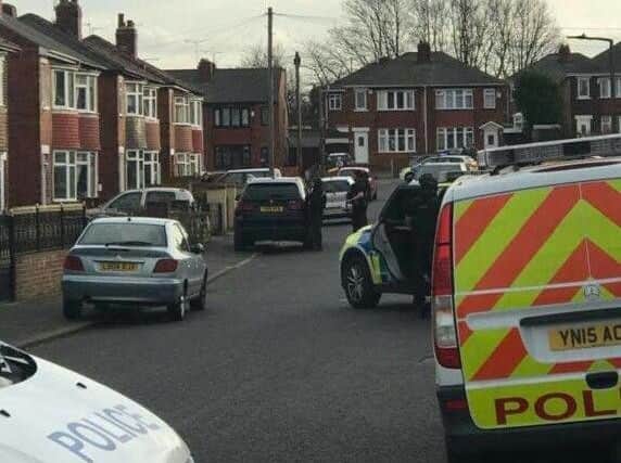 Armed police are currently in attendance at an incident in Scawsby, Doncaster