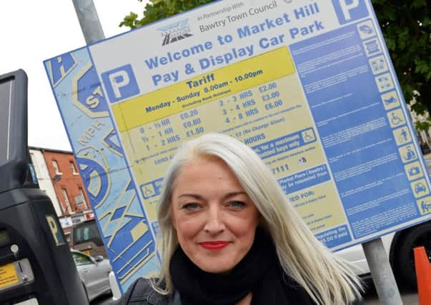 Bawtry Town Councillor Rebecca Dickenson, pictured at Market Hill Car Park, Bawtry. NDFP Market Hill MC 3