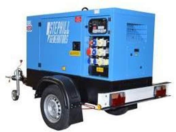 A generator like the one stolen from the Moonlight Drive In Cinema.