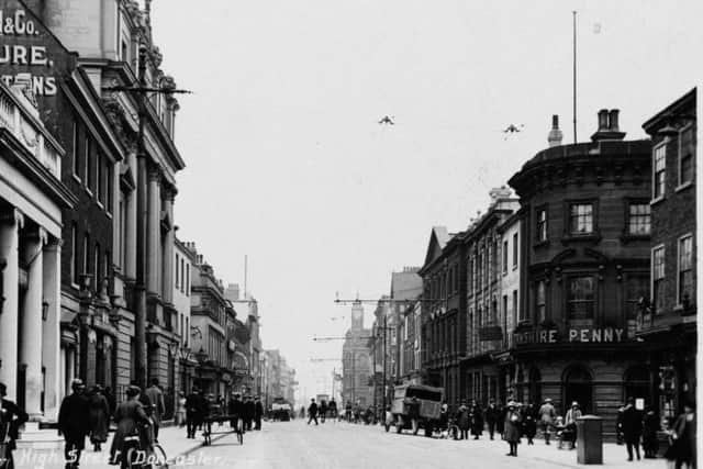 Doncaster pictured in the early 1900s. Picture by permission of Doncaster Museum Service.