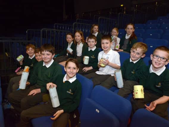 Top pupils from the Doncaster Book Award Finale at the Dome
