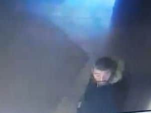 A man captured on CCTV.