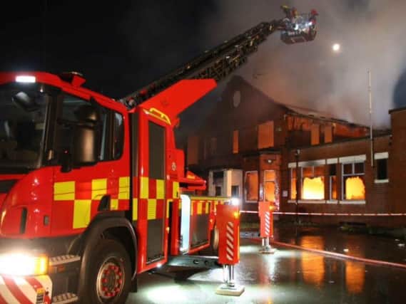 A fire broke out at a derelict pub in Thorne