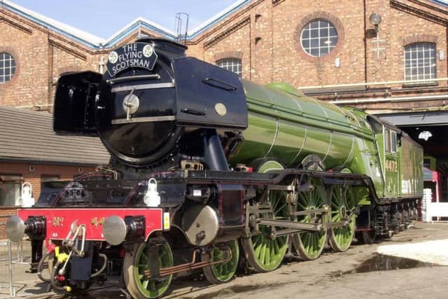 The Flying Scotsman in Doncaster.