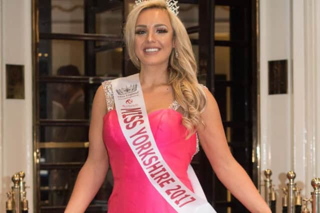 The beauty queen was named Miss Yorkshire.