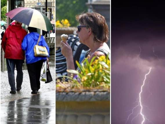 The rest of the Bank Holiday weekend's weather is forecast to be a bit of a mixed bag
