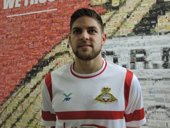 New Doncaster Rovers signing Danny Andrew