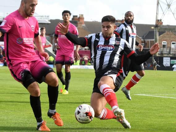 Danny Andrew during his time with Grimsby Town