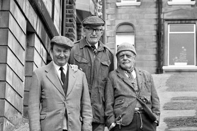 Peter Sallis as Clegg, Brian Wilde as Foggy and Bill Owen as Compo in Last Of The Summer Wine.