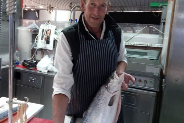 Philip Morgan of The Crab Stall, at Doncaster Market