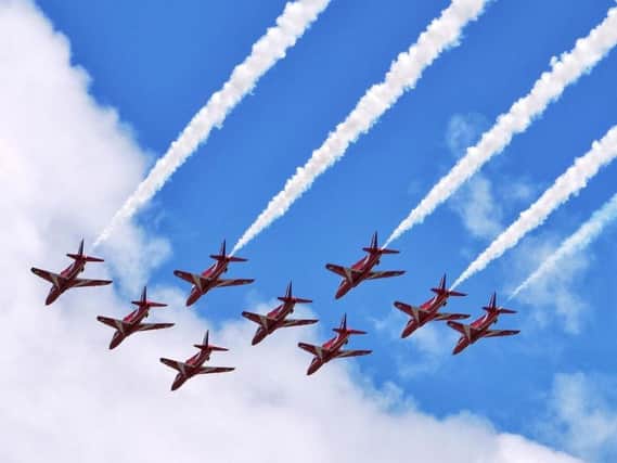 The Red Arrows will return to Doncaster later this month.