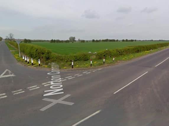 The A19 was closed this morning after a crash